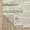 Tapete Veneto Trazos en Marfil con Gris sobre el piso 3