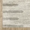 Tapete Veneto Trazos en Marfil con Gris sobre el piso 4