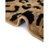 Tapete Vida Salvaje Leopardo en Café Claro