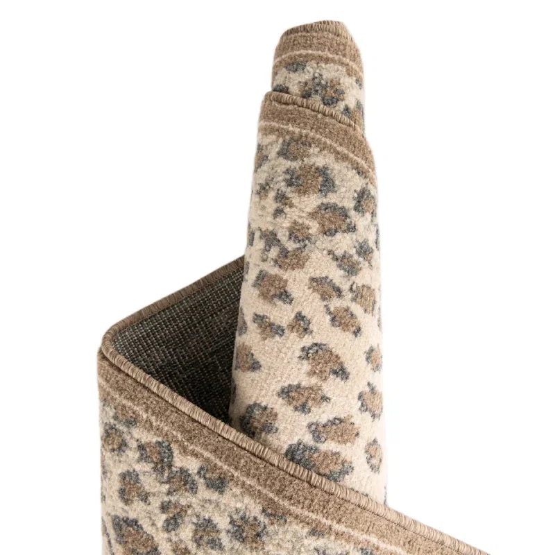 Tapete Vida Salvaje Leopardo Sutil en Café