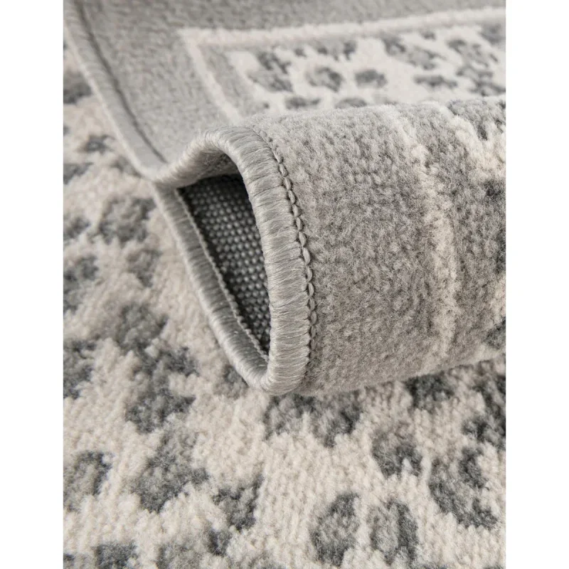 Tapete Vida Salvaje Leopardo Sutil en Gris
