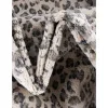 Tapete Vida Salvaje Leopardo Sutil en Gris