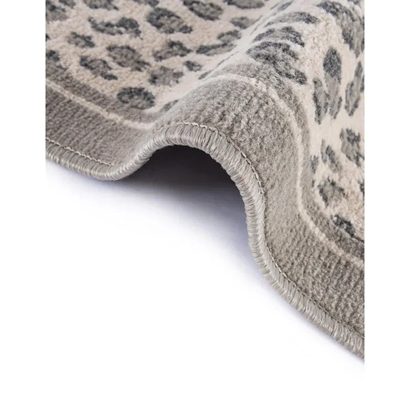 Tapete Vida Salvaje Leopardo Sutil en Gris
