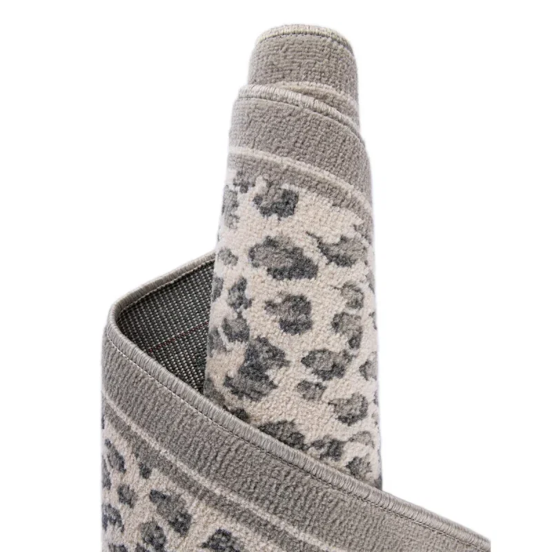 Tapete Vida Salvaje Leopardo Sutil en Gris