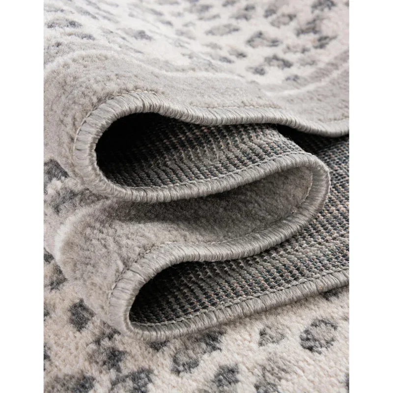 Tapete Vida Salvaje Leopardo Sutil en Gris