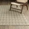 Tapete Zaira Geométrico en Beige ambientado 3