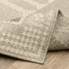 Tapete Zaira Greca en Beige, detalle de la textura 5