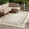 Tapete Zaira Greca en Beige ambientado