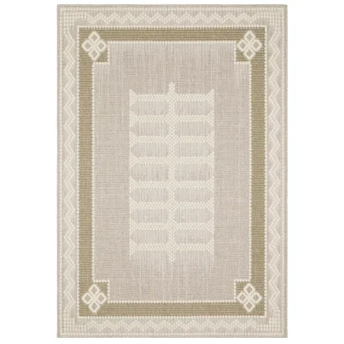 Tapete Zaira Greca en Beige