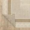 Tapete Zaira Greca en Beige sobre el piso 2