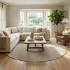 Tapete Solido Exterior en Beige - 4.00 Redondo