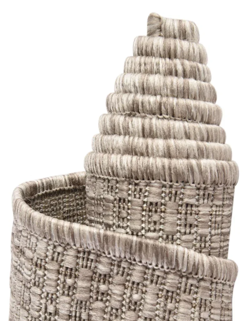 Tapete Solido Exterior en Beige - 4.00 Redondo