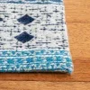 Tapete Pátina Bandas Kilim en Azul