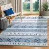 Tapete Pátina Bandas Kilim en Azul