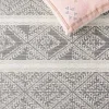 Tapete Pátina Bandas Kilim en Gris