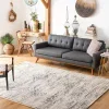 Tapete Pátina Desgaste Abstracto en Beige con Negro