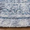 Tapete Pátina Medallón Floral Persa en Aguamarina con Azul