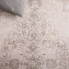 Tapete Pátina Medallón Monocromático en Gris con Beige