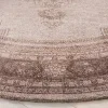 Tapete Pátina Medallón Monocromático en Gris con Beige
