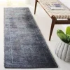Tapete Pátina Persa Desvanecido en Azul con Gris