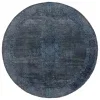 Tapete Pátina Persa Desvanecido en Azul con Gris