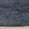 Tapete Pátina Persa Desvanecido en Azul con Gris