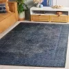 Tapete Pátina Persa Desvanecido en Azul con Gris
