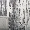 Tapete Pátina Trazos Verticales en Gris con Marfil