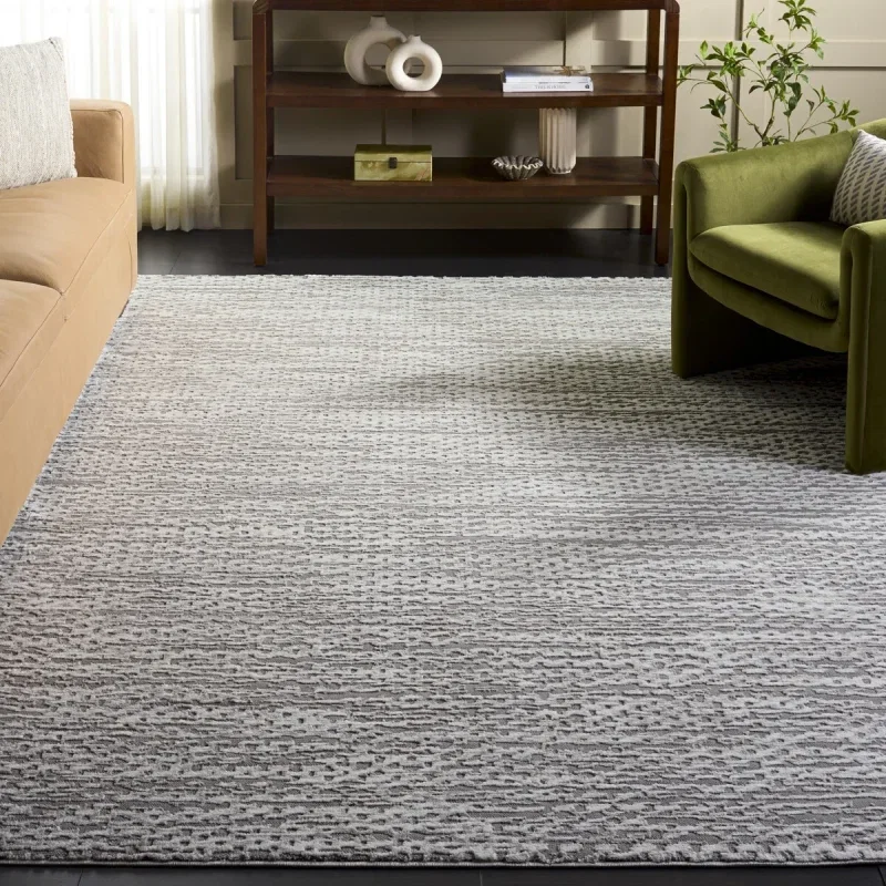 Tapete Renace Bandas Punteadas en Taupe con Marfil