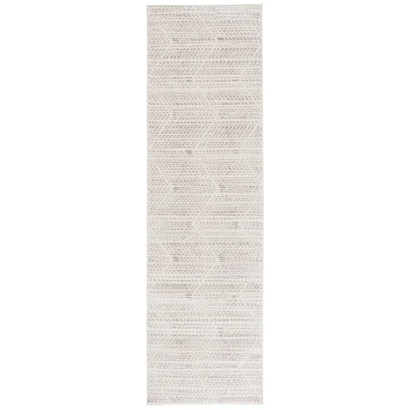 Tapete Renace Bandas Texturadas en Marfil con Gris