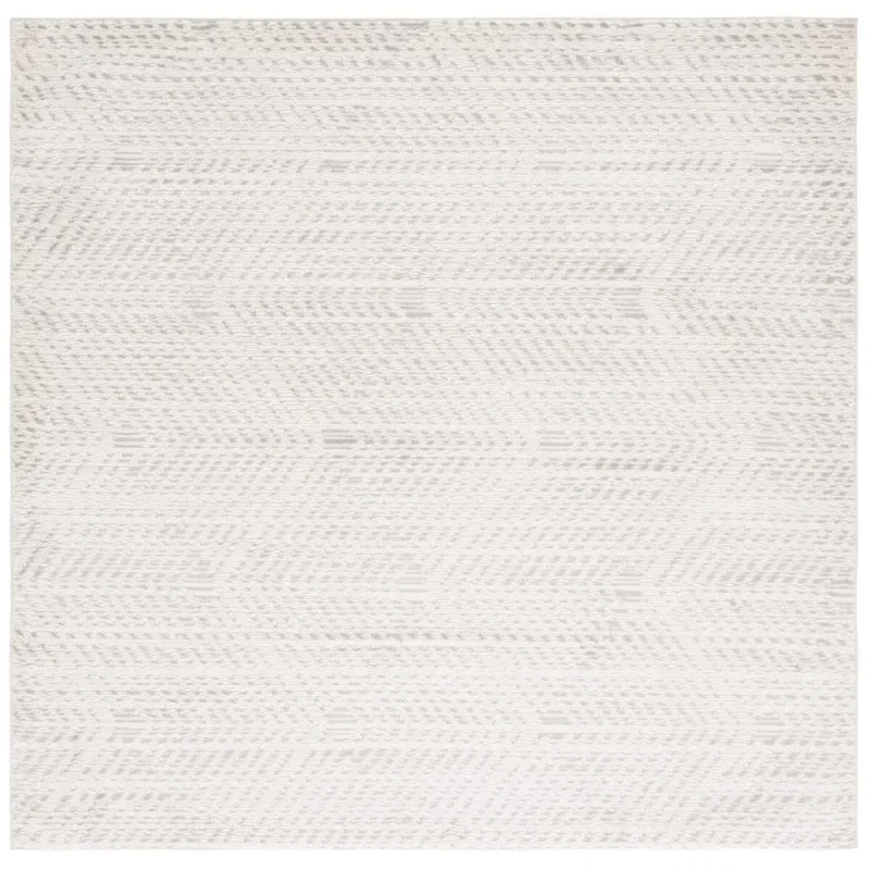 Tapete Renace Bandas Texturadas en Marfil con Gris
