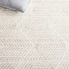 Tapete Renace Bandas Texturadas en Marfil con Gris