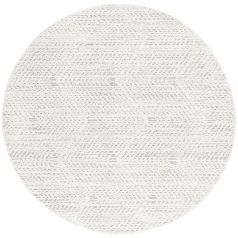Tapete Renace Bandas Texturadas en Marfil con Gris