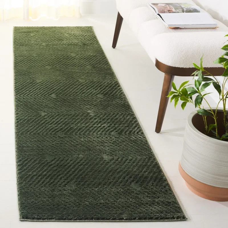 Tapete Renace Bandas Texturadas en Verde