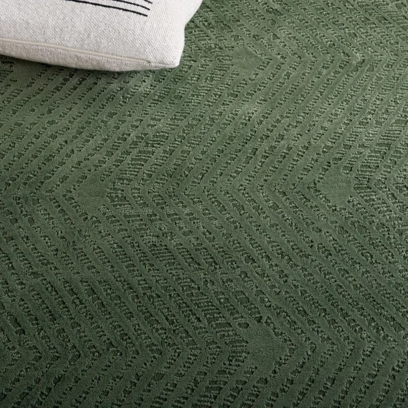 Tapete Renace Bandas Texturadas en Verde