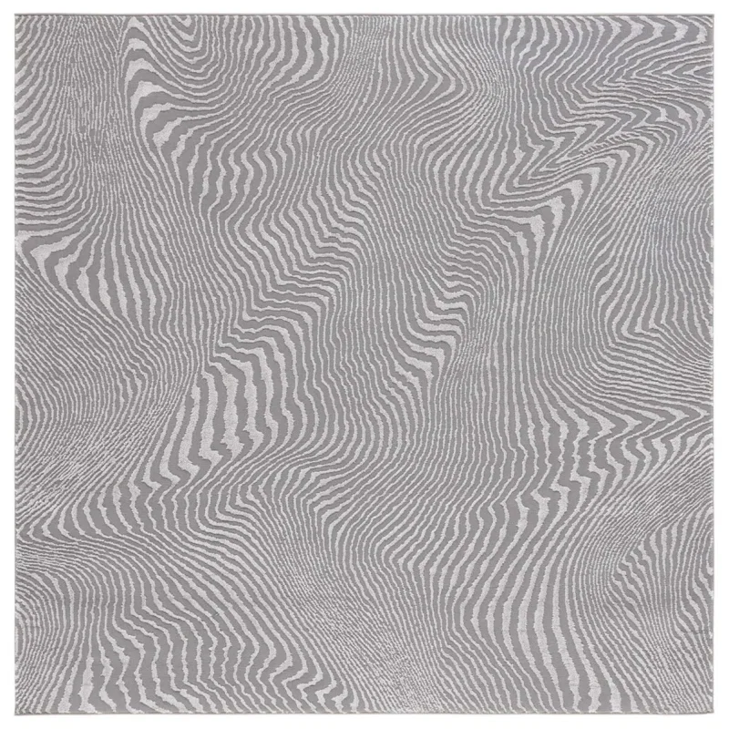 Tapete Renace Ondas Concéntricas en Gris