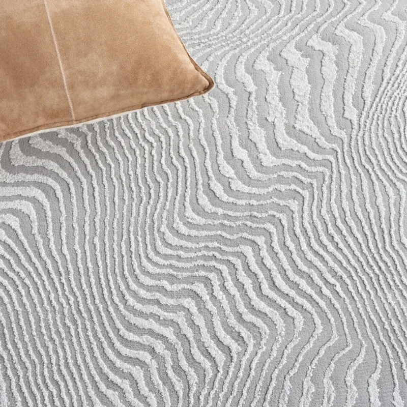 Tapete Renace Ondas Concéntricas en Gris