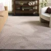 Tapete Renace Ondas Concéntricas en Rosa con Marfil