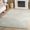 Tapete Renace Ondas Concéntricas en Verde Salvia con Marfil