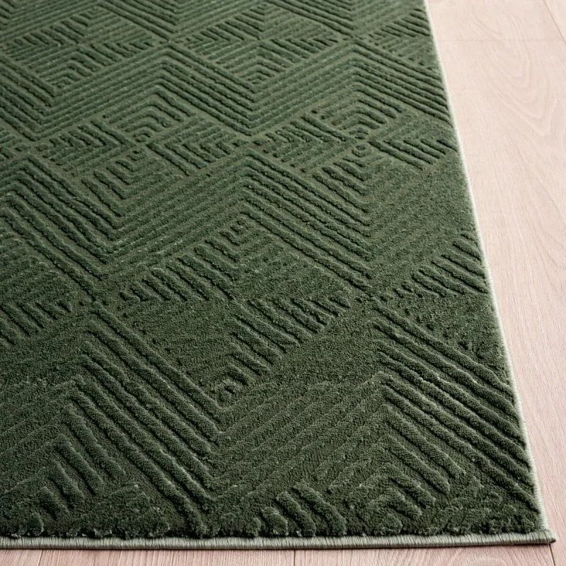 Tapete Renace Rombos Concéntricos en Verde