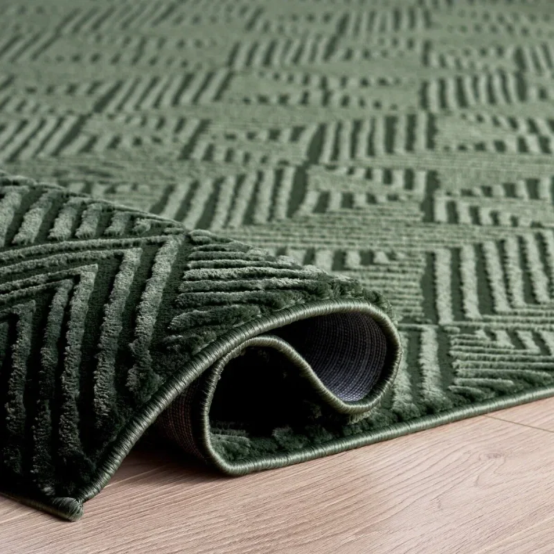 Tapete Renace Rombos Concéntricos en Verde