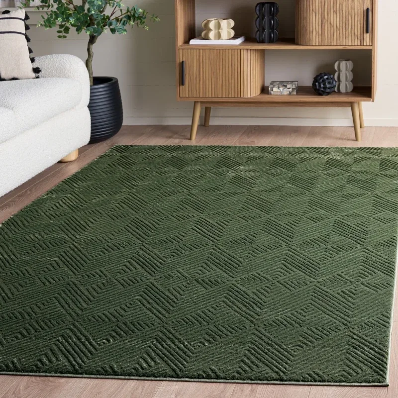 Tapete Renace Rombos Concéntricos en Verde