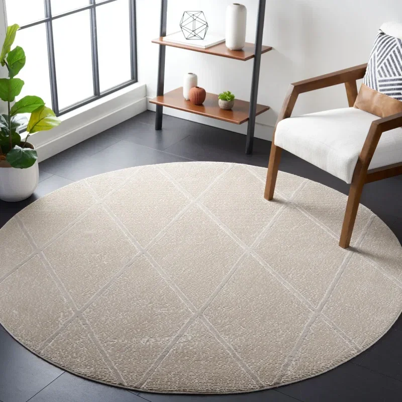Tapete Renace Rombos Perfilados en Beige