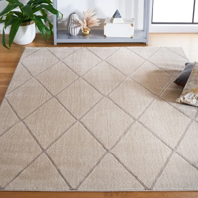 Tapete Renace Rombos Perfilados en Beige
