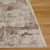 Tapete Alcalá Pinceladas Desgastadas en Gris con Beige