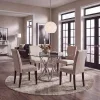Tapete Alcalá Pinceladas Desgastadas en Gris con Beige