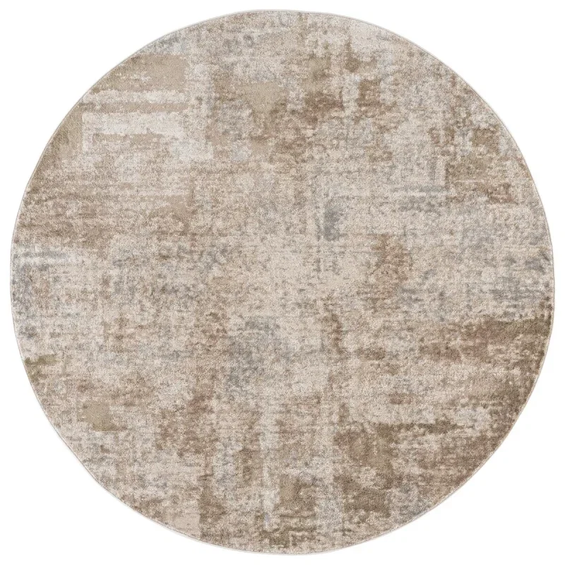 Tapete Alcalá Pinceladas Desgastadas en Gris con Beige