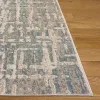 Tapete Alcalá Trama Cruzada en Azul con Beige