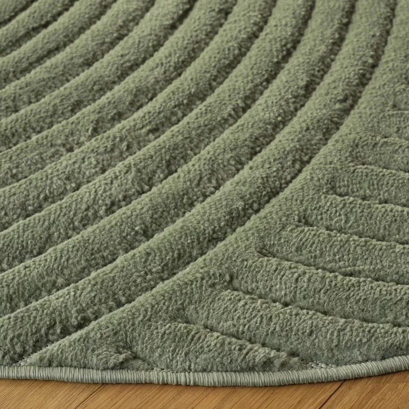 Tapete Dinos Remolinos en Verde