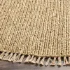 Tapete Fibra Natural Tejido Liso en Natural